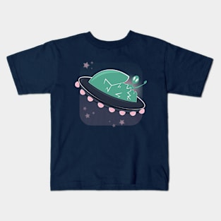 Alien UFO v3 Kids T-Shirt